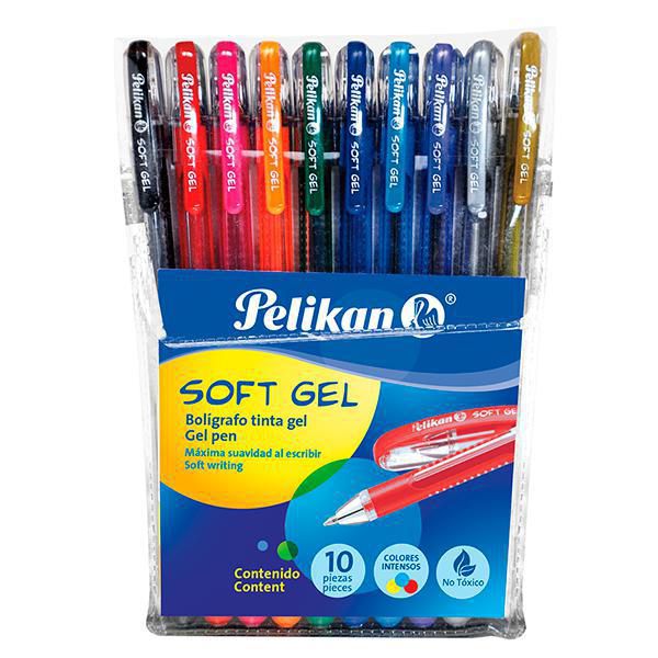 Est 10 Boligrafo Soft Gel Col Pelikan 3040 Puntos Colombia