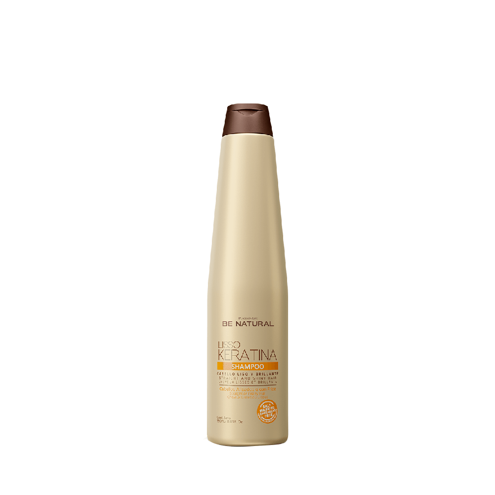 Shampoo Be Natural Liso Keratina 350ml Puntos Colombia