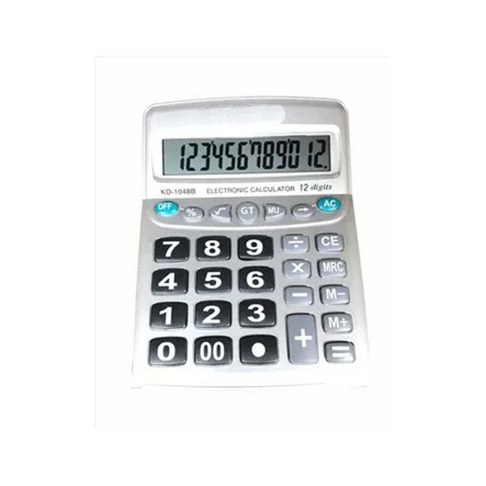 Calculadora Kadio KD-1048B 12 Digitos Números Grande Comoda Nueva ...