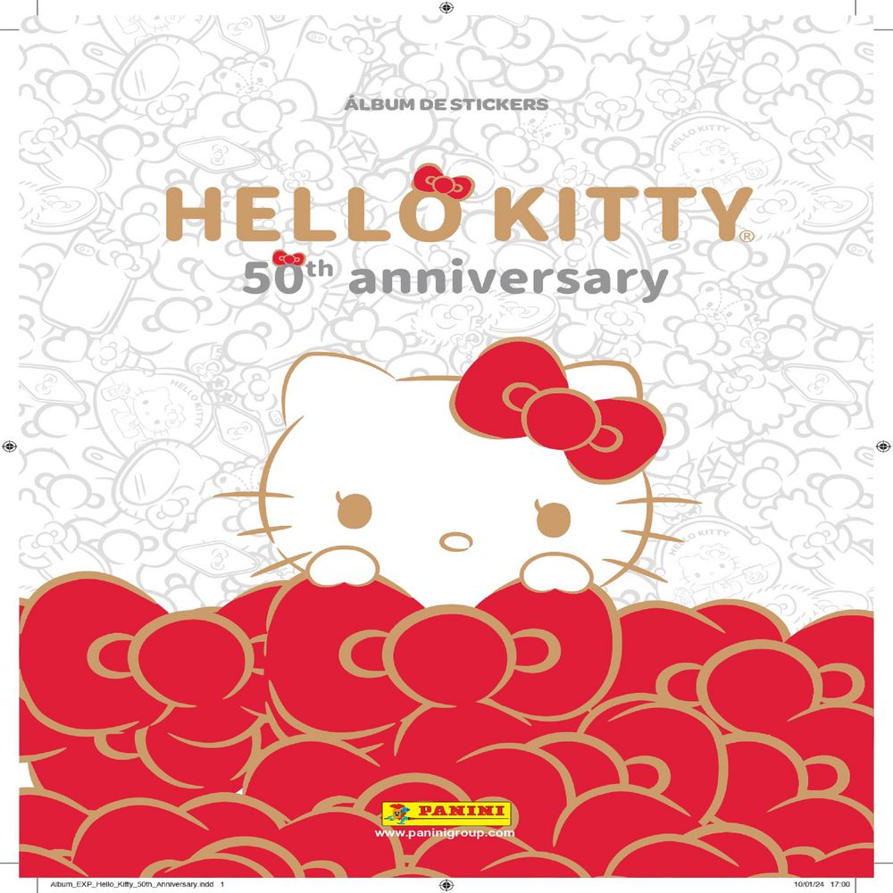 Album Hello Kitty 2024 PANINI ALBUM RETAIL Puntos Colombia